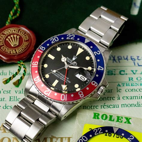 vintage rolex gmt master 16750